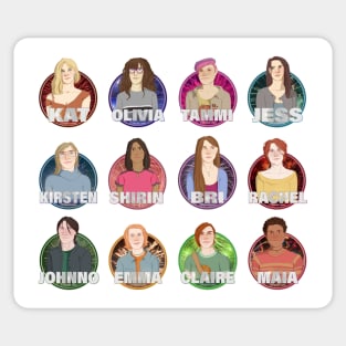 Y2K All Characters - season 1 order Sticker